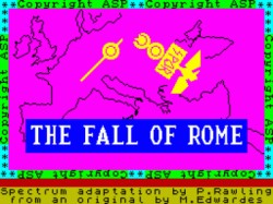 Fall Of Rome, The (1984)(ASP Software)[a]
